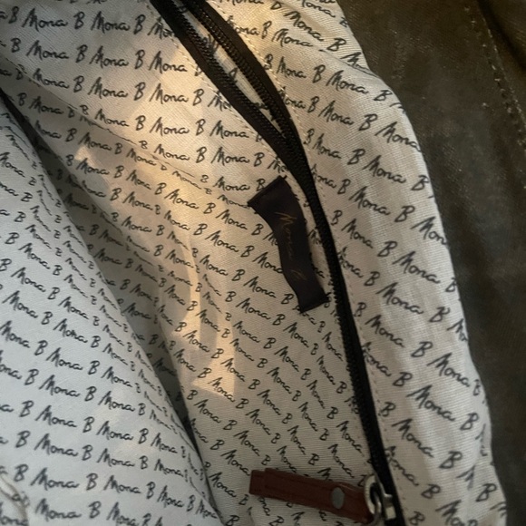 Leather and canvas backpack - Picture 4 of 4